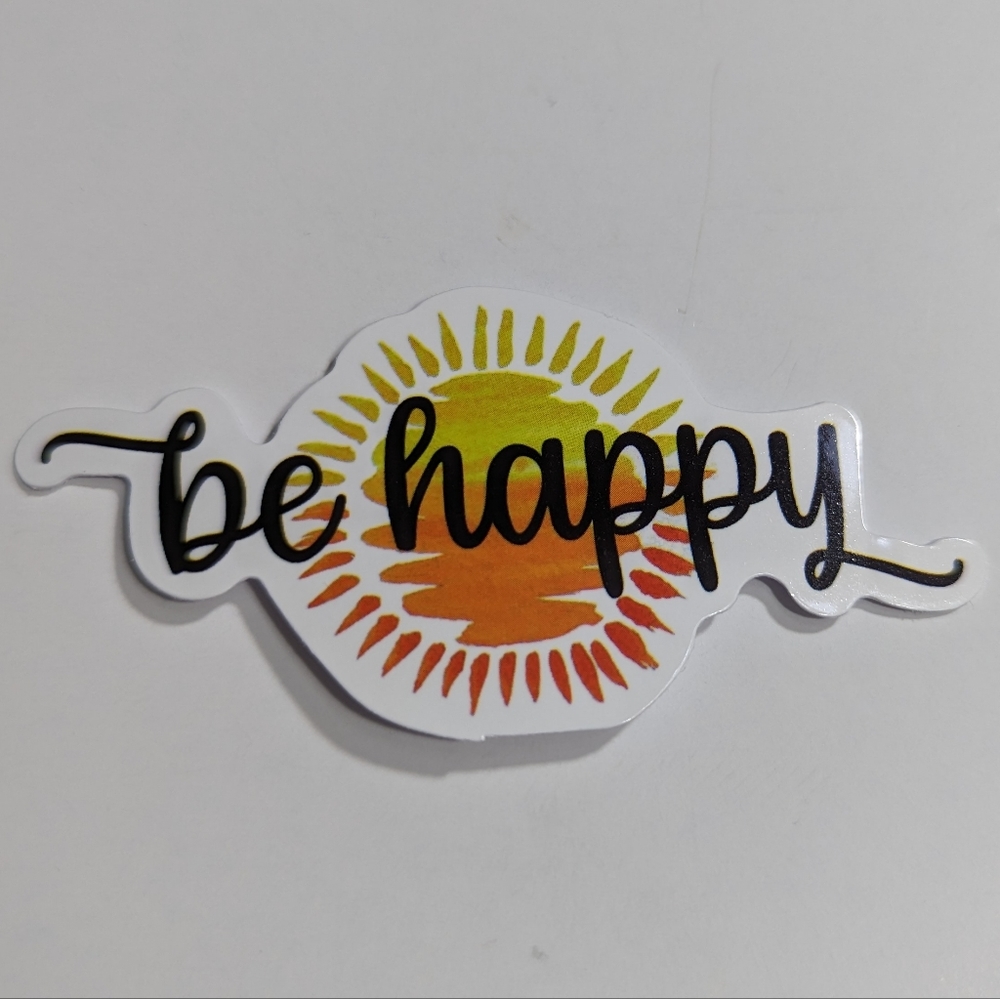 Be Happy Sunshine Sticker